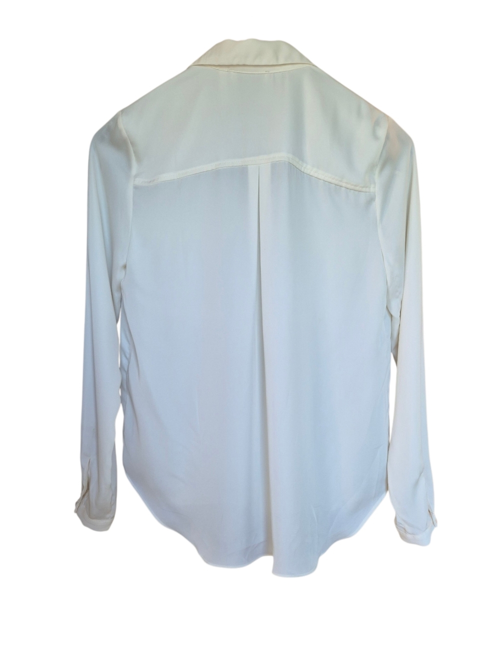 Women's Blouse Long Sleeve Tie-Up - Picture 3 of 8